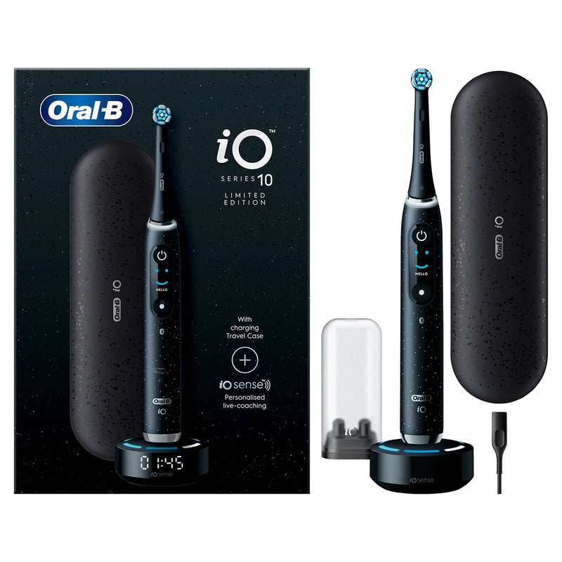 Oral-B electric toothbrush iO 10 Cosmic Black, imported from the UK