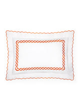 Harrods Egyptian Cotton Oxford Pillowcase with Braid Design 50cm x 90cm- Buy online at McGrocer