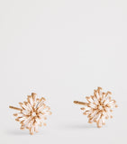 Suzanne Kalan rose gold diamond stud earrings (British brand)