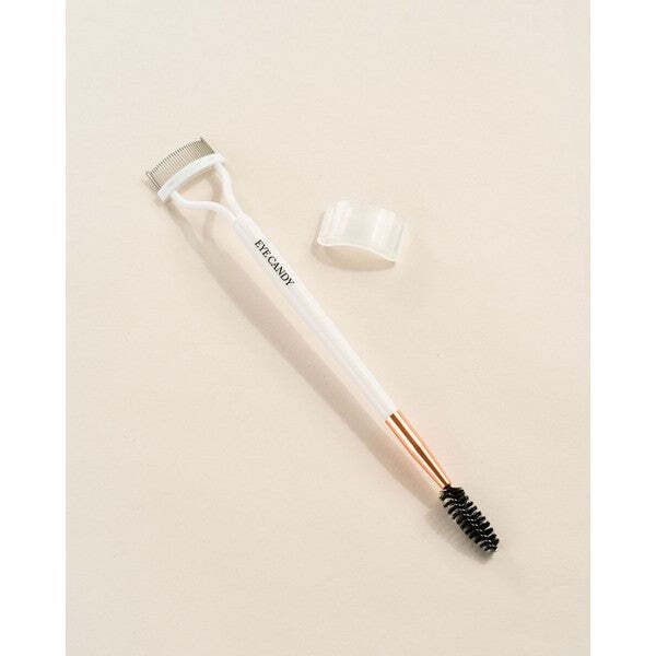 Double ended lash comb and spoolie beauty tool - British product