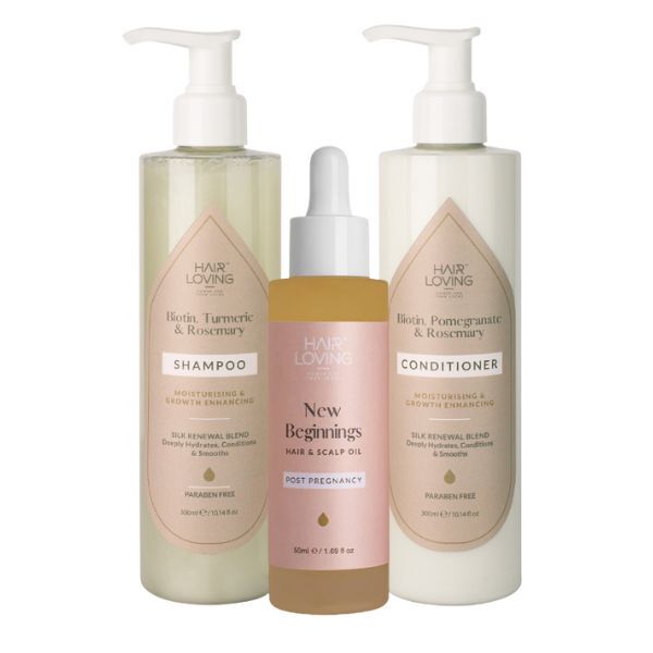Hair Loving Shampoo & Postpartum Oil 300ml + 50ml, UK version