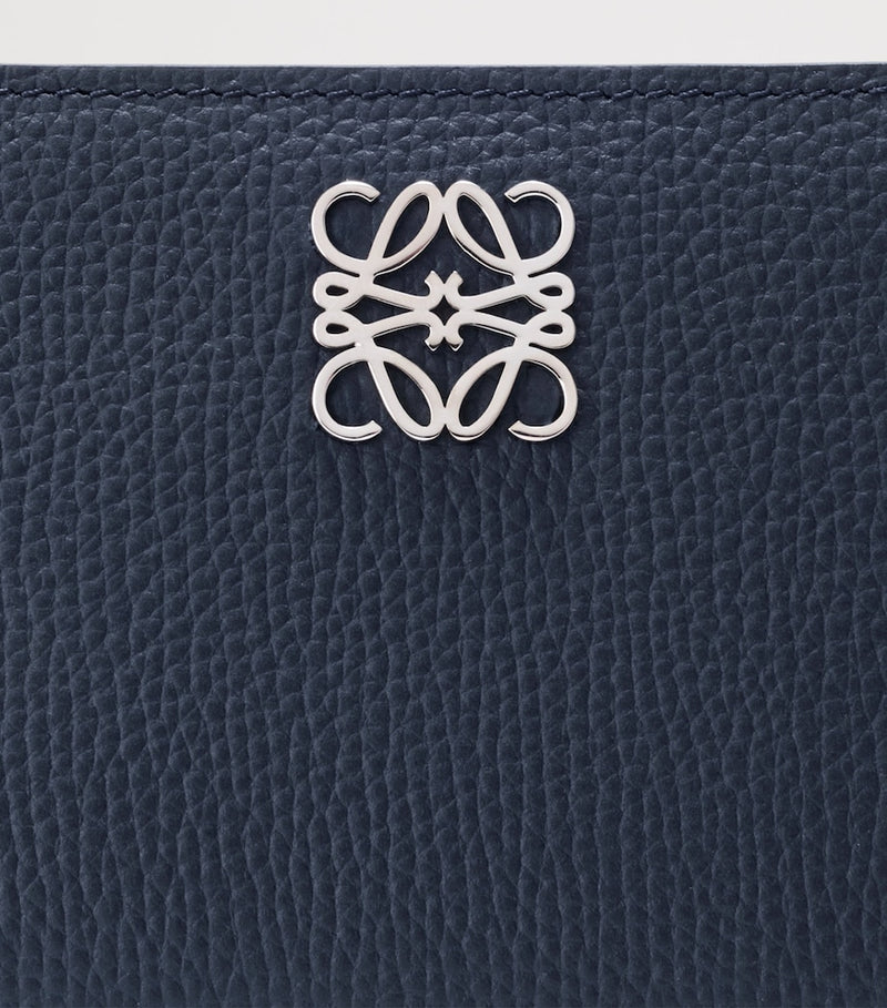 LOEWE compact wallet grained calfskin Anagram motif (British brand)