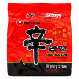 Nongshim Shin Ramyun instant noodles pack of 5, imported from the UK
