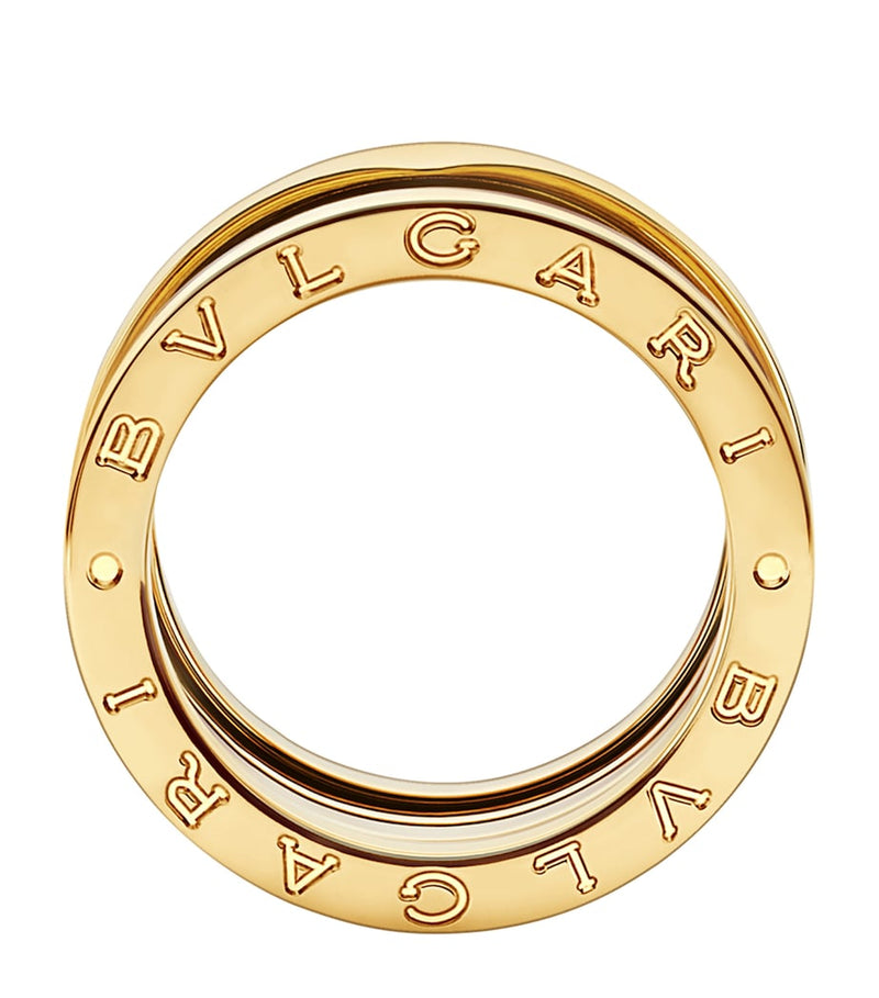 Bvlgari B.zero1 four-band ring in 18kt yellow gold (British brand)