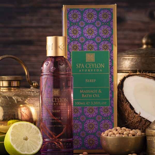 SPA CEYLON sleep massage and bath oil 100ml - British product
