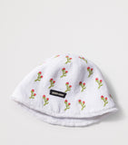Miu Miu flax embroidered hat (British brand)