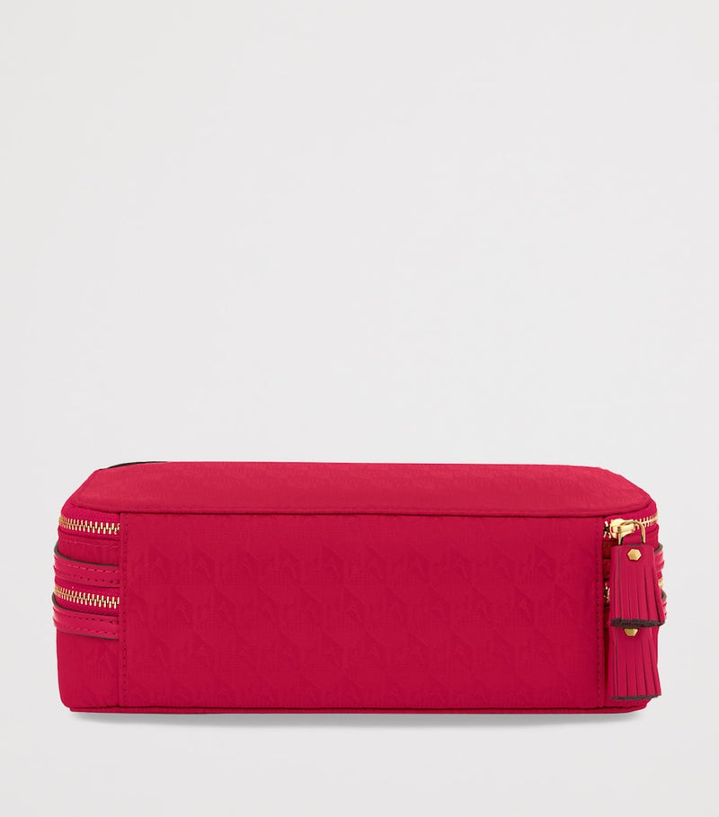 Anya Hindmarch jacquard logo makeup pouch - British product