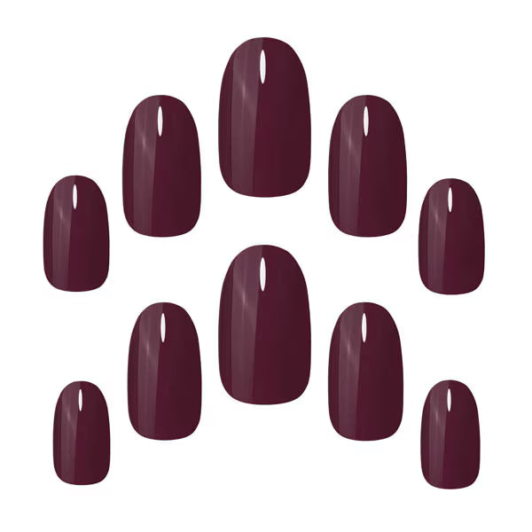 Elegant Touch false nails Black Cherry - British product