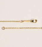 Suzanne Kalan yellow gold diamond dog tag pendant necklace, UK version
