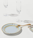 Ginori 1735 Colonna Diva Celeste porcelain dessert plate 20cm (British brand)