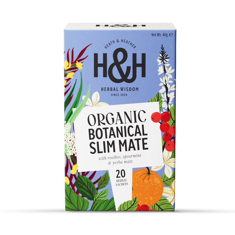 Heath Heather Organic Slim Tea 20 Tea Bags, UK version