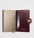 Secrid leather diamond-embossed miniwallet, UK version