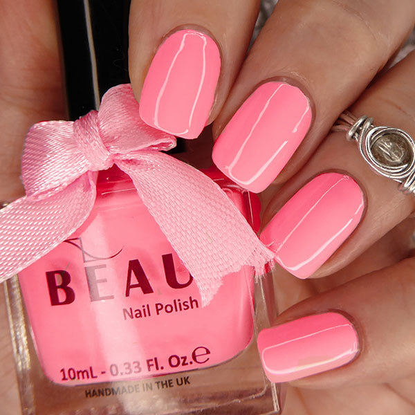BEAU Polish Pinky Swear nail polish 10ml, imported from the UK
