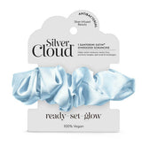Superdrug Silver Cloud Satin+ Oversized Scrunchie Santorini Blue- Buy online at McGrocer