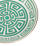 GINORI 1735 Labirinto Smeraldo tea saucer 13.5cm, UK version