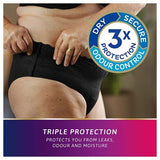 TENA  Silhouette Normal Black Incontinence Pants Size Medium 10 pack GOODS Superdrug