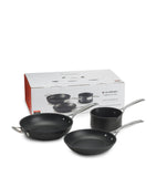 Le Creuset toughened non-stick pan set of 3, UK version