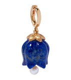 Annoushka yellow gold and lapis tulip charm (British brand)