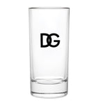 Dolce&Gabbana set of two logo glasses, 14cm tall - British product