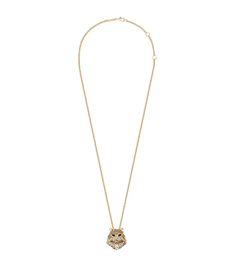 Boucheron diamond cat necklace 18kt gold - (British brand)