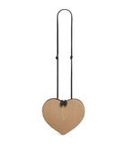 Alaïa heart-shaped straw shoulder bag (British brand)