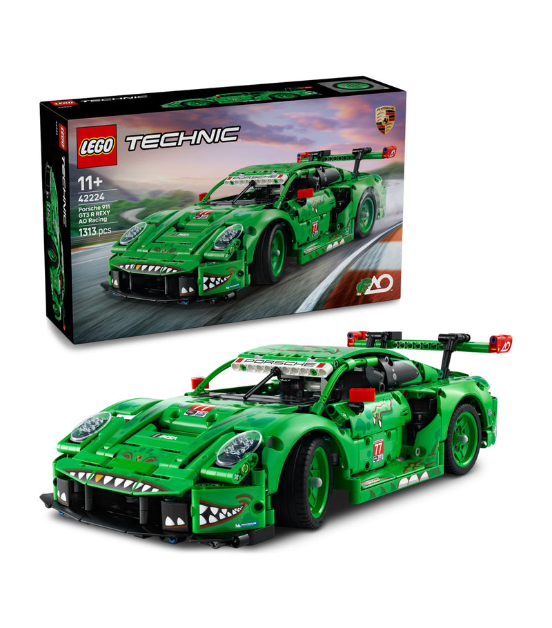 Lego Porsche 911 GT3 R REXY AO Racing Car building kit, UK version