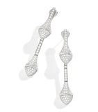 Marli New York Cleo drop earrings white gold diamonds (British brand)