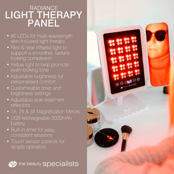 Rio light therapy panel with 80 LEDs, imported from the UK