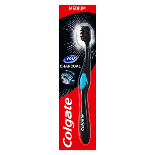 Colgate 360 Deep Clean Black Medium Toothbrush GOODS Boots   