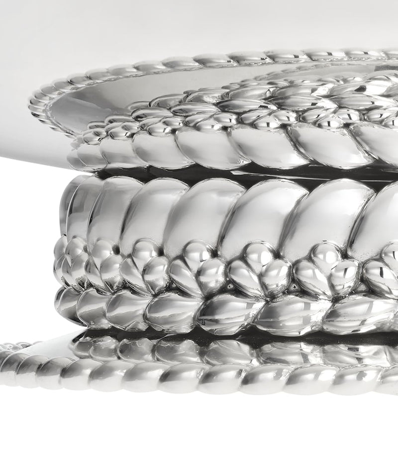 Christofle Babylone silver-plated centrepiece 40cm (British brand)
