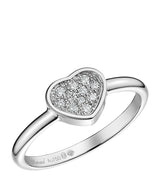 Harrods Chopard White Gold and Diamond My Happy Hearts Ring- Buy online at McGrocer