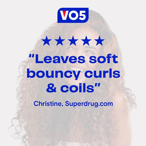 VO5 Enhance Overnight Curl Cream 125ml (British brand)