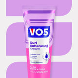 VO5 Enhance Overnight Curl Cream 125ml (British brand)