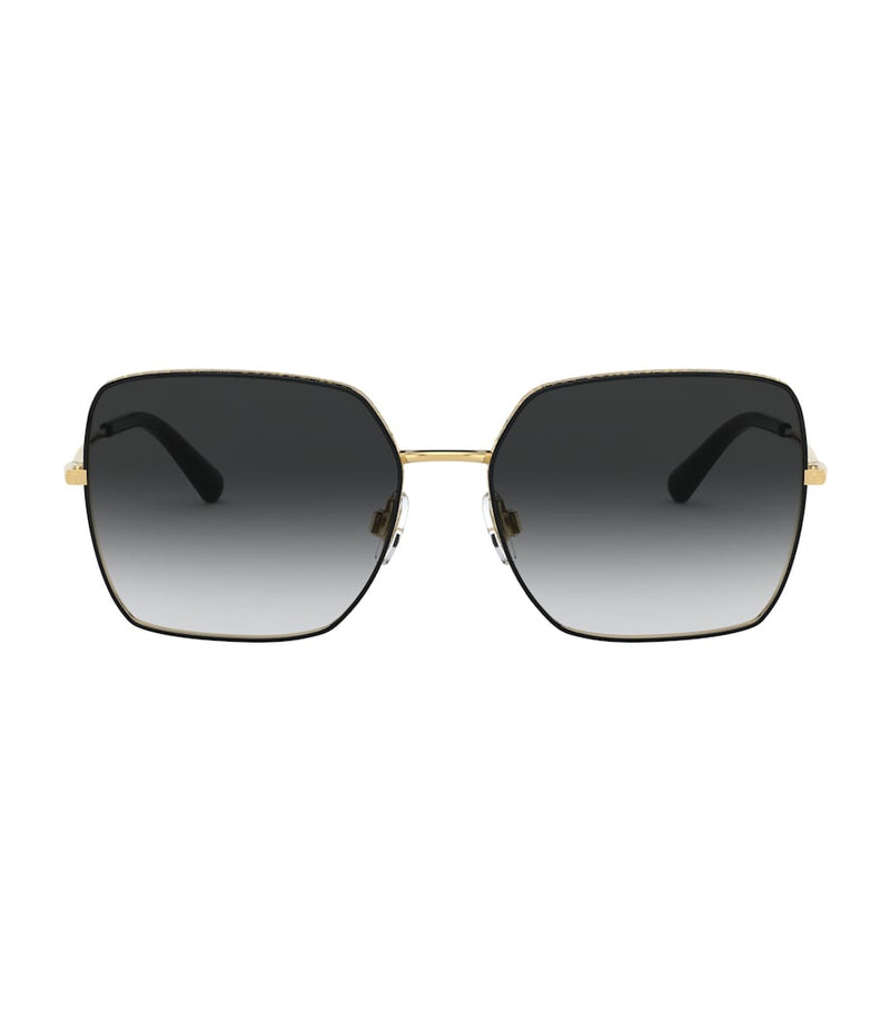 Dolce & Gabbana square sunglasses with gold frame - British product