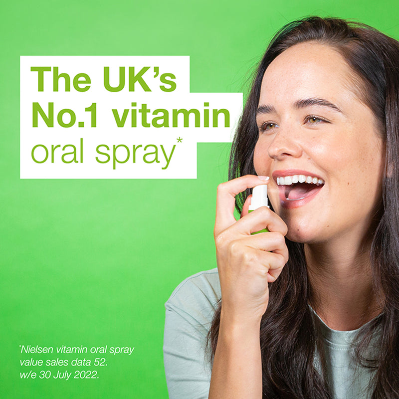 BetterYou D3000 Vitamin D oral spray peppermint 15ml - British product