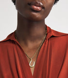 Jade Trau Winona necklace in 18kt yellow gold (British brand)