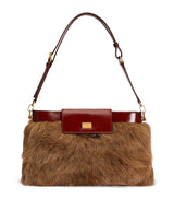 Harrods Dolce&Gabbana Fur and Leather Vittoria Shoulder Bag- Buy online at McGrocer