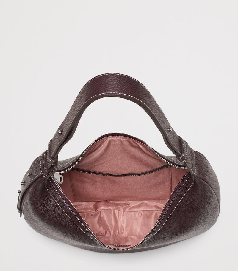 Aspinal of London large Soho Crescent cross-body bag - British product