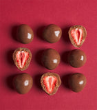 Harrods milk chocolate strawberries 230g, UK version