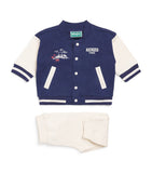 Kenzo kids cotton bomber jacket and sweatpants set 6 months to 4 years, UK version