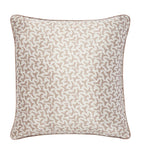 Gingerlily silk piped fern cushion 40cm - British product