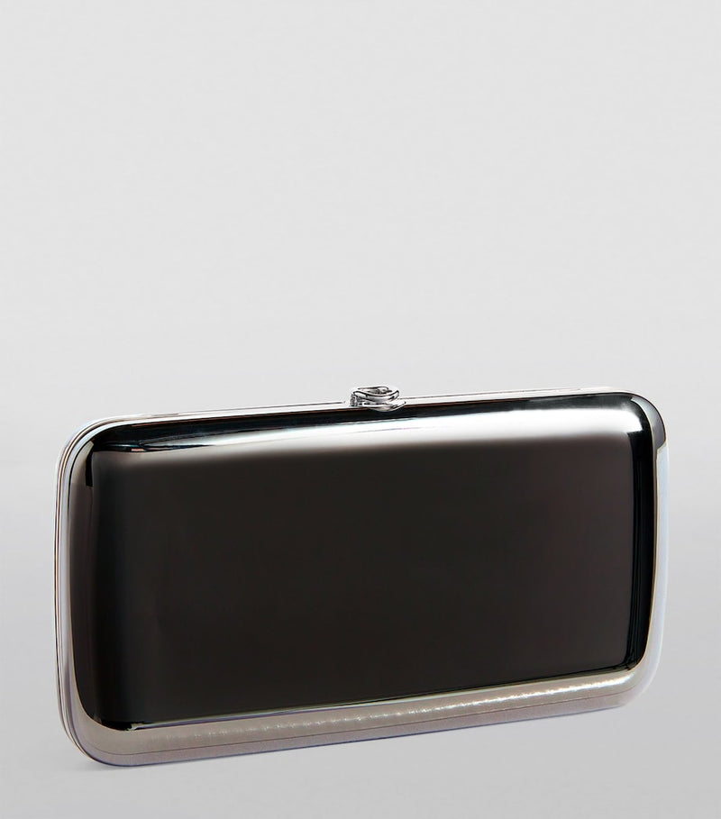 Jeffrey Levinson Finley mirrored clutch bag lambskin - British product