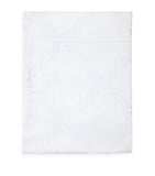 Pratesi king flat sheet with braid pattern, 275cm x 275cm, imported from the UK