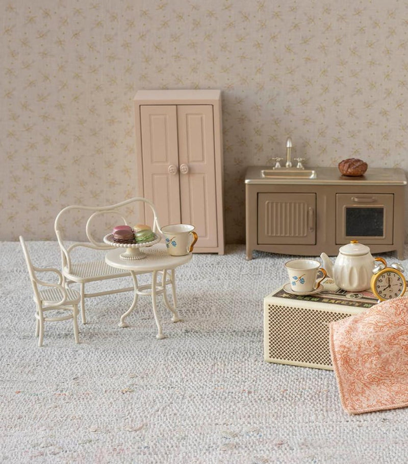 Maileg Small Mouse Café Set miniature furniture (British brand)