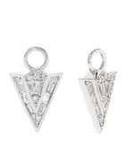 Annoushka white gold diamond arrow earring drops - British product