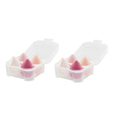 Livingandhome pink makeup sponges 8-piece set, imported from the UK