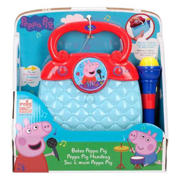 Reig Peppa Pig Glamour Bag with Microphone interactive toy, UK version