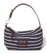 Harrods Miu Miu Crochet Stripe Shoulder Bag- Buy online at McGrocer