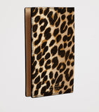 Smythson leopard print passport cover 14.5x10cm, UK version