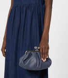 Weekend Max Mara Pasticcino small leather clutch bag, UK version